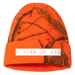 I Miss My Dog Tail Wagging Memory Dog Lover Quote Gift Kati Licensed 12" Camo Beanie