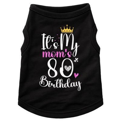 It'S My Mother'S 80th Birthday 1945 80th Birthday For Mom Doggie Tank