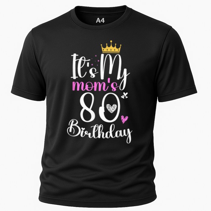 It'S My Mother'S 80th Birthday 1945 80th Birthday For Mom Cooling Performance Crew T-Shirt