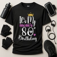 It'S My Mother'S 80th Birthday 1945 80th Birthday For Mom Cooling Performance Crew T-Shirt