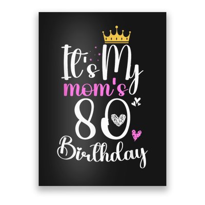 It'S My Mother'S 80th Birthday 1945 80th Birthday For Mom Poster
