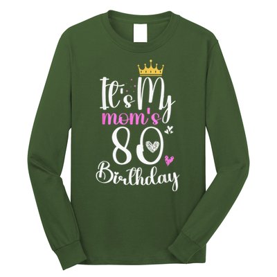 It'S My Mother'S 80th Birthday 1945 80th Birthday For Mom Long Sleeve Shirt