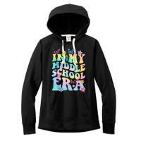 In My Middle School Era Back To School Outfits For Teacher Women's Fleece Hoodie