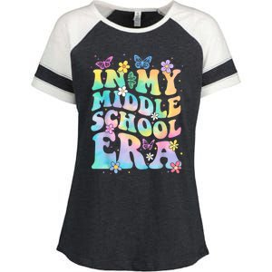 In My Middle School Era Back To School Outfits For Teacher Enza Ladies Jersey Colorblock Tee