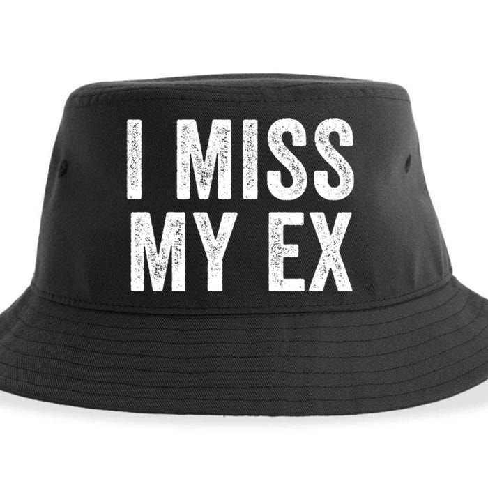 I Miss My Ex Breakup Heartbreak Ex Boyfriend Ex Girlfriend Broken Relationship Sustainable Bucket Hat