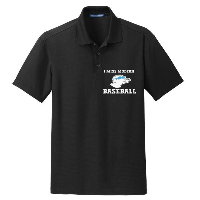 I Miss Modern Baseball Dry Zone Grid Polo