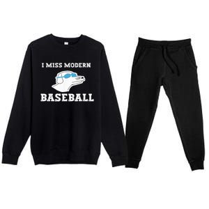 I Miss Modern Baseball Premium Crewneck Sweatsuit Set