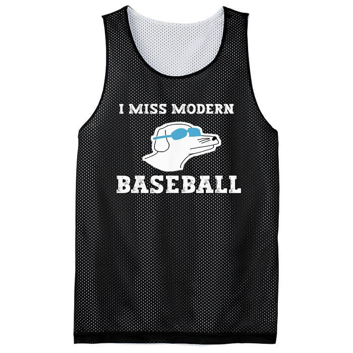 I Miss Modern Baseball Mesh Reversible Basketball Jersey Tank