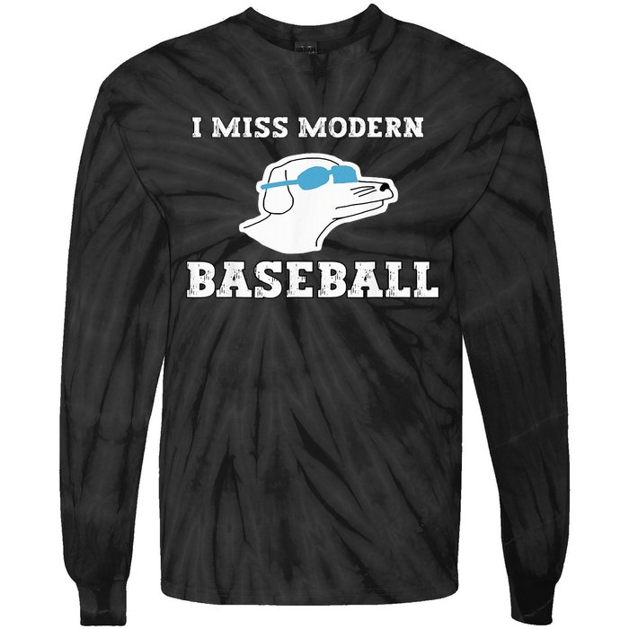 I Miss Modern Baseball Tie-Dye Long Sleeve Shirt