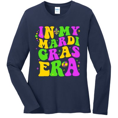 In My Mardi Gras Era Happy Mardi Gras Orleans Carnival Party Ladies Long Sleeve Shirt