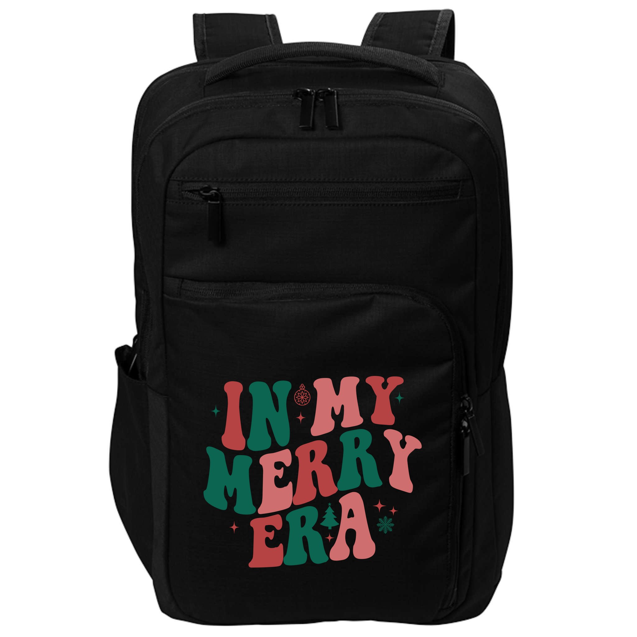 In My Merry Era Christmas Holiday Impact Tech Backpack