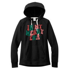 In My Merry Era Christmas Holiday Women's Fleece Hoodie