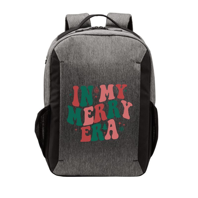 In My Merry Era Christmas Holiday Vector Backpack