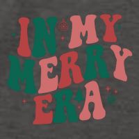 In My Merry Era Christmas Holiday Vector Backpack