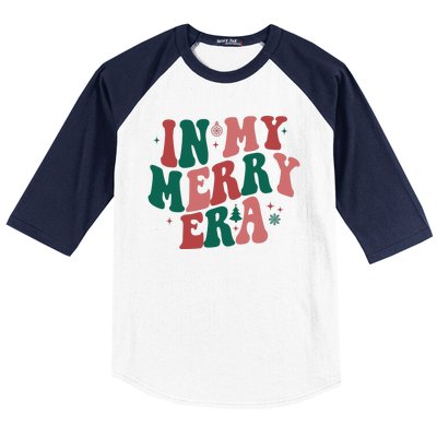 In My Merry Era Christmas Holiday Baseball Sleeve Shirt