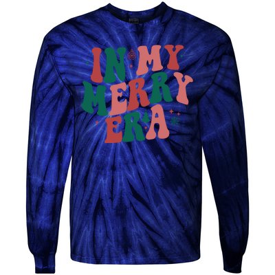 In My Merry Era Christmas Holiday Tie-Dye Long Sleeve Shirt