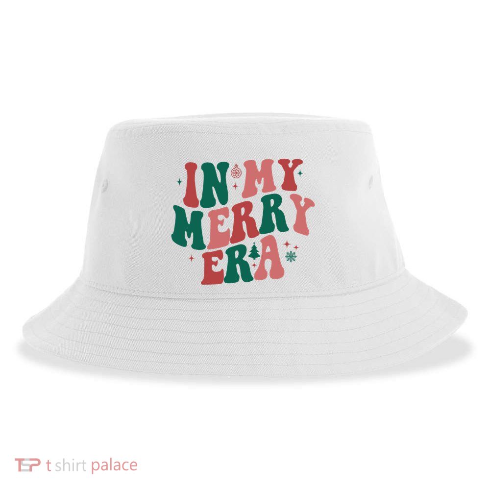 In My Merry Era Christmas Holiday Sustainable Bucket Hat