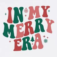 In My Merry Era Christmas Holiday Bucket Hat