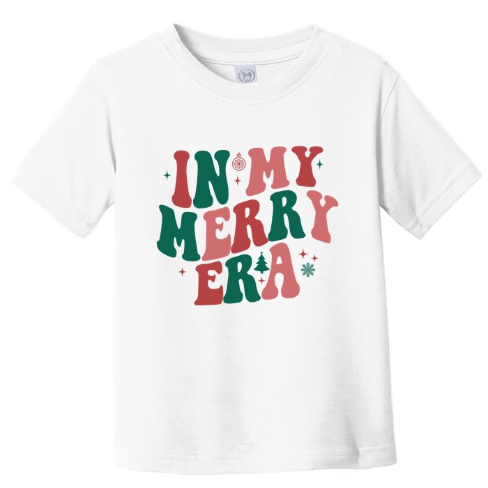 In My Merry Era Christmas Holiday Toddler T-Shirt