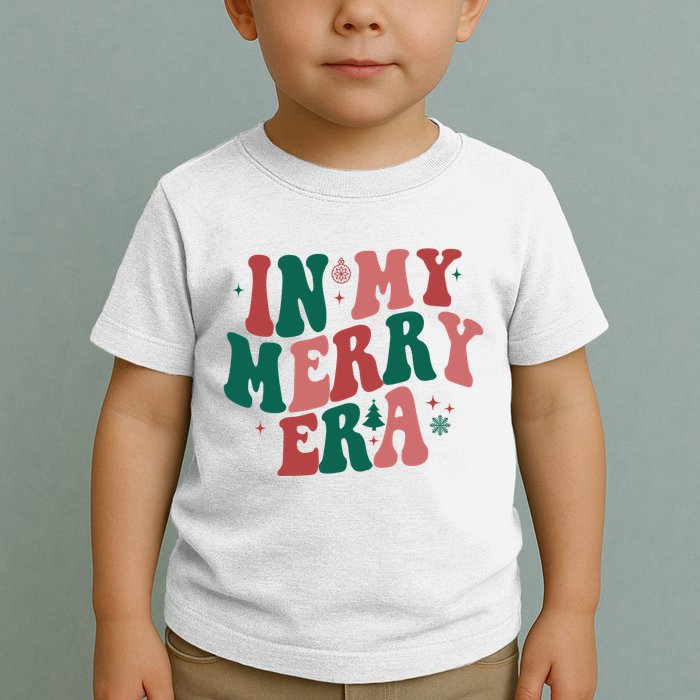 In My Merry Era Christmas Holiday Toddler T-Shirt