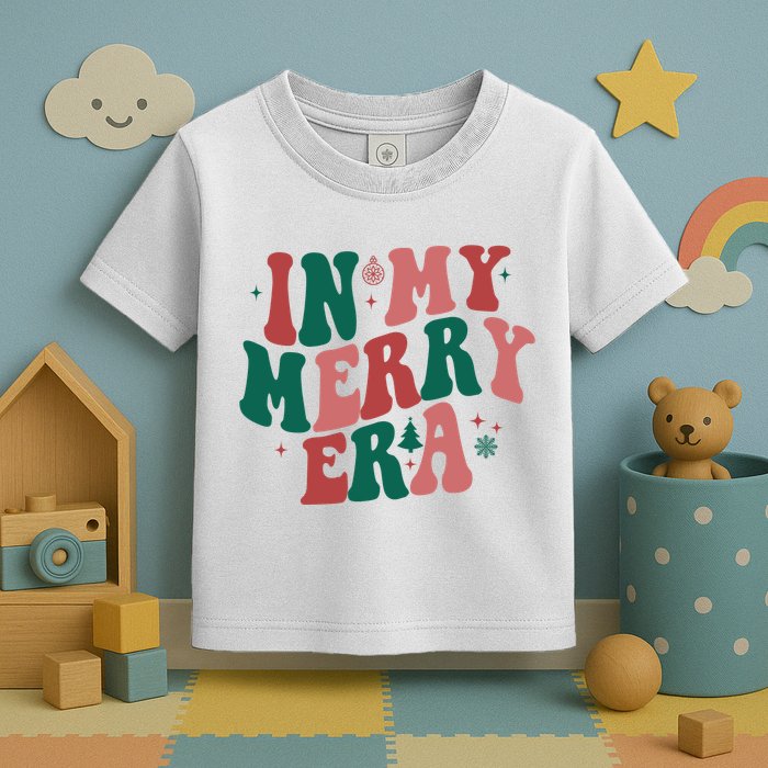 In My Merry Era Christmas Holiday Toddler T-Shirt