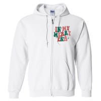 In My Merry Era Christmas Holiday Full Zip Hoodie