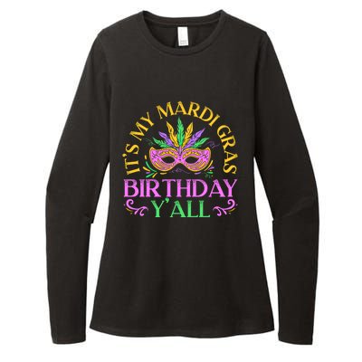 It's My Mardi Gras Birthday Y'all New Orleans Louisiana Gift Womens CVC Long Sleeve Shirt