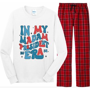 In My Madam President Era Kamala Harris Supporter President Long Sleeve Pajama Set