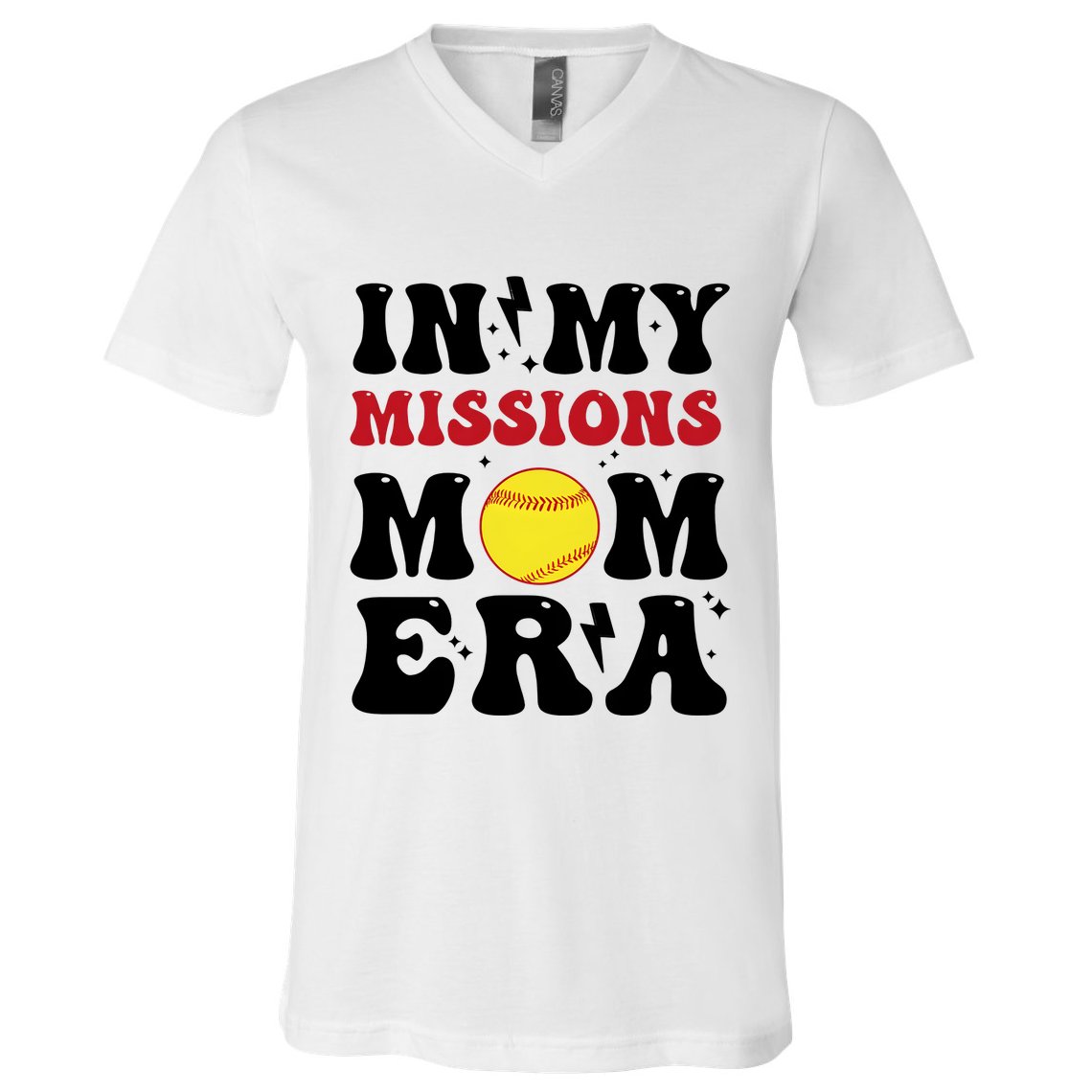 In My Missions Mom Era V-Neck T-Shirt