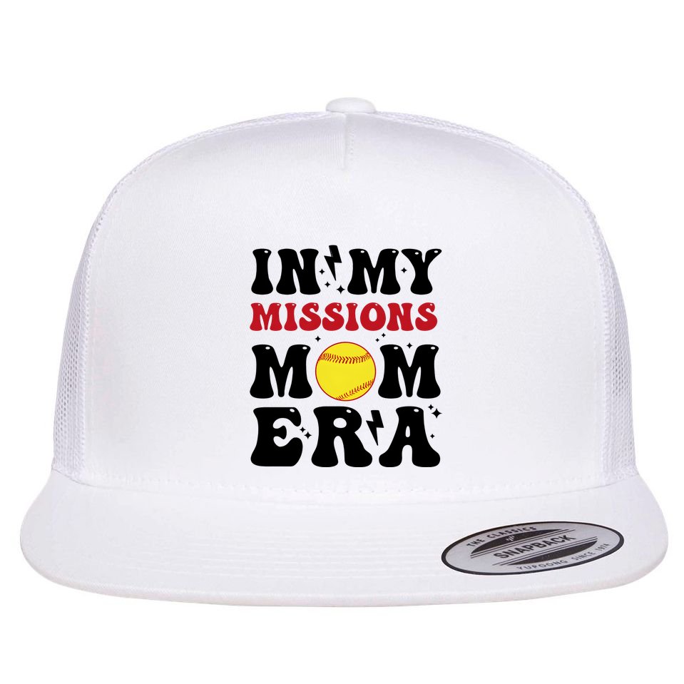 In My Missions Mom Era Flat Bill Trucker Hat