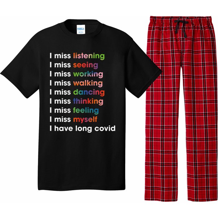 I Miss Myself I Have Long Covid Pajama Set