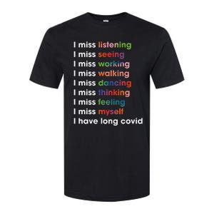 I Miss Myself I Have Long Covid Softstyle CVC T-Shirt