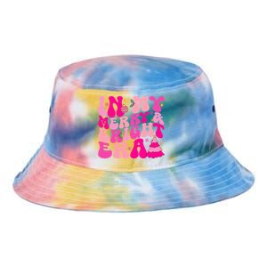 In My Merry And Bright Era Christmas Santa Xmas Groovy Retro Gift Tie Dye Newport Bucket Hat