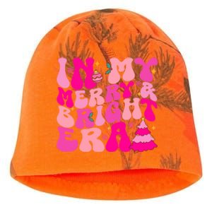 In My Merry And Bright Era Christmas Santa Xmas Groovy Retro Gift Kati - Camo Knit Beanie