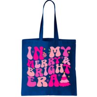 In My Merry And Bright Era Christmas Santa Xmas Groovy Retro Gift Tote Bag