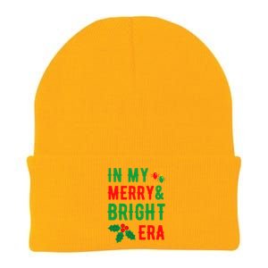 In My Merry And Bright Era Cute Christmas Era Xmas Lights Meaningful Gift Knit Cap Winter Beanie