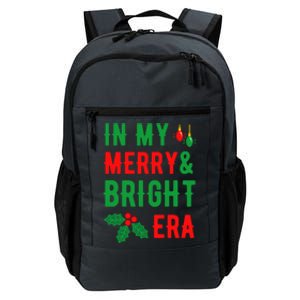 In My Merry And Bright Era Cute Christmas Era Xmas Lights Meaningful Gift Daily Commute Backpack