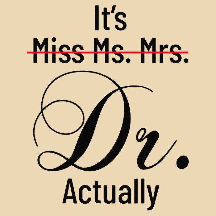 It's Miss Ms Mrs Dr Actually Doctor Graduation Zip Tote Bag