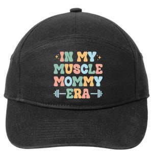 In My Muscle Mommy Era Groovy 7-Panel Snapback Hat