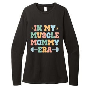 In My Muscle Mommy Era Groovy Womens CVC Long Sleeve Shirt