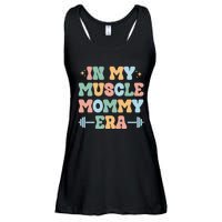 In My Muscle Mommy Era Groovy Ladies Essential Flowy Tank