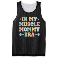 In My Muscle Mommy Era Groovy Mesh Reversible Basketball Jersey Tank