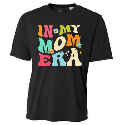 In My Mom Era Lover Groovy Mom Mother's Day Cooling Performance Crew T-Shirt