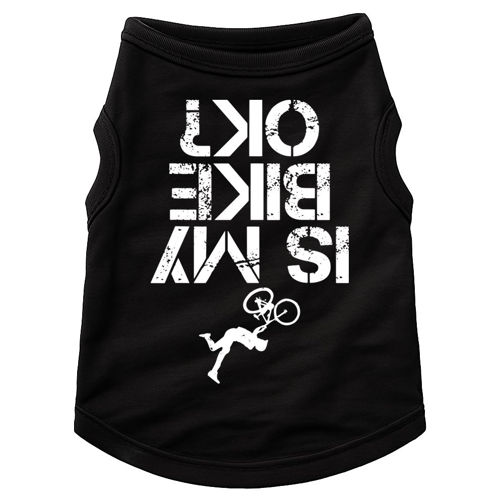 Is My Mountain Bike OK Funny Mountain Biking Biker Gift Doggie Tank
