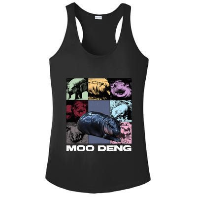 In My Moo Deng Era Funny Cute Baby Hippo Ladies PosiCharge Competitor Racerback Tank