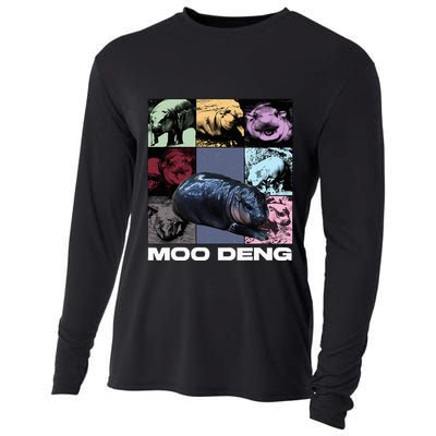 In My Moo Deng Era Funny Cute Baby Hippo Cooling Performance Long Sleeve Crew