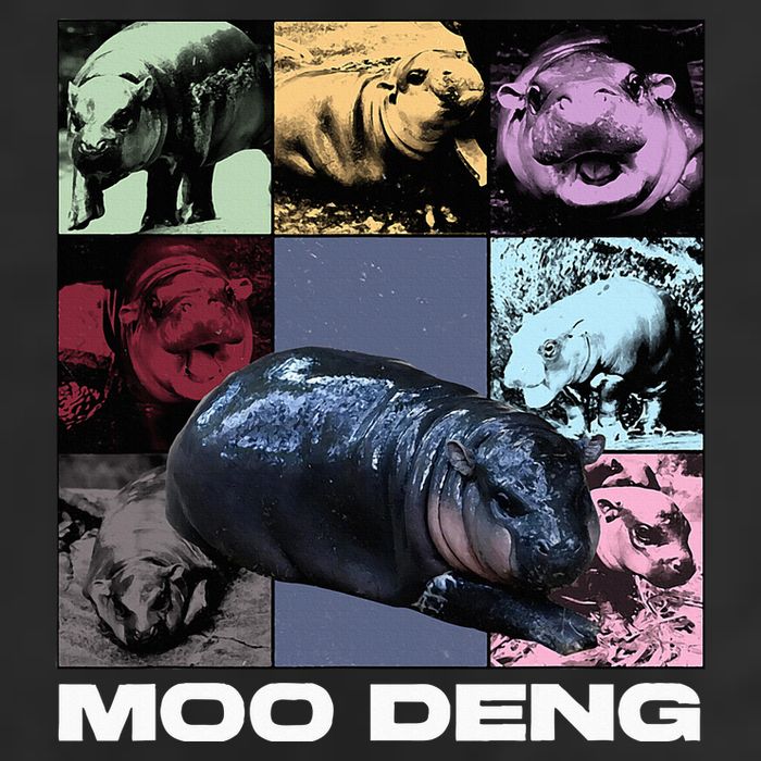 In My Moo Deng Era Funny Cute Baby Hippo Hat