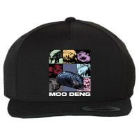In My Moo Deng Era Funny Cute Baby Hippo Wool Snapback Cap