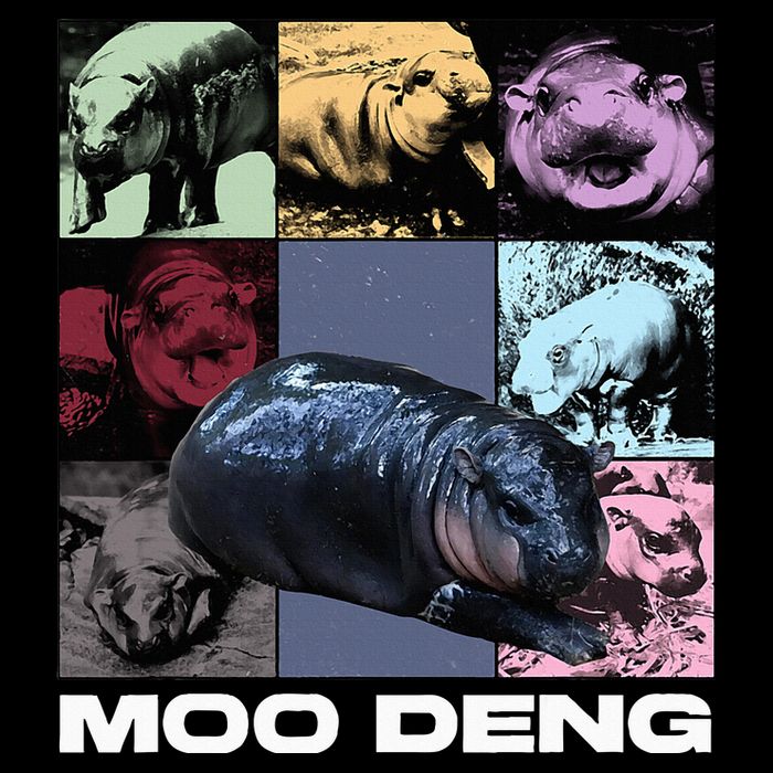 In My Moo Deng Era Funny Cute Baby Hippo Wool Snapback Cap