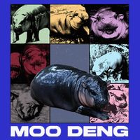 In My Moo Deng Era Funny Cute Baby Hippo 16 in Basic Backpack